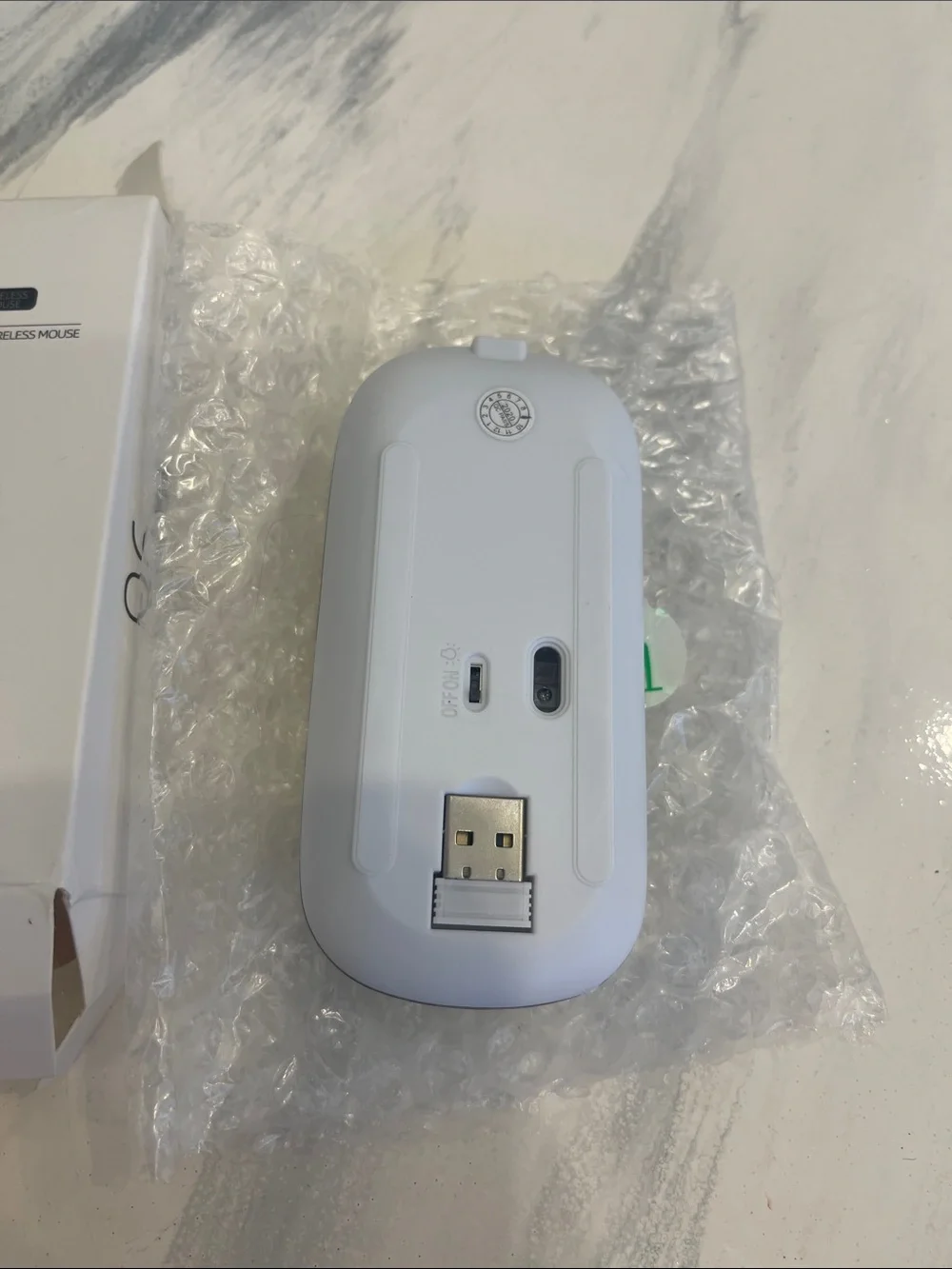 NIB Sparkle Wireless Mouse - Rhinestone Crystal Silver